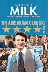 Movie poster for "Milk," an American classic, starring Sean Penn.