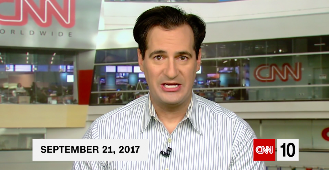 Carl Azuz introducing the September 21 episode of CNN10's video news podcast.